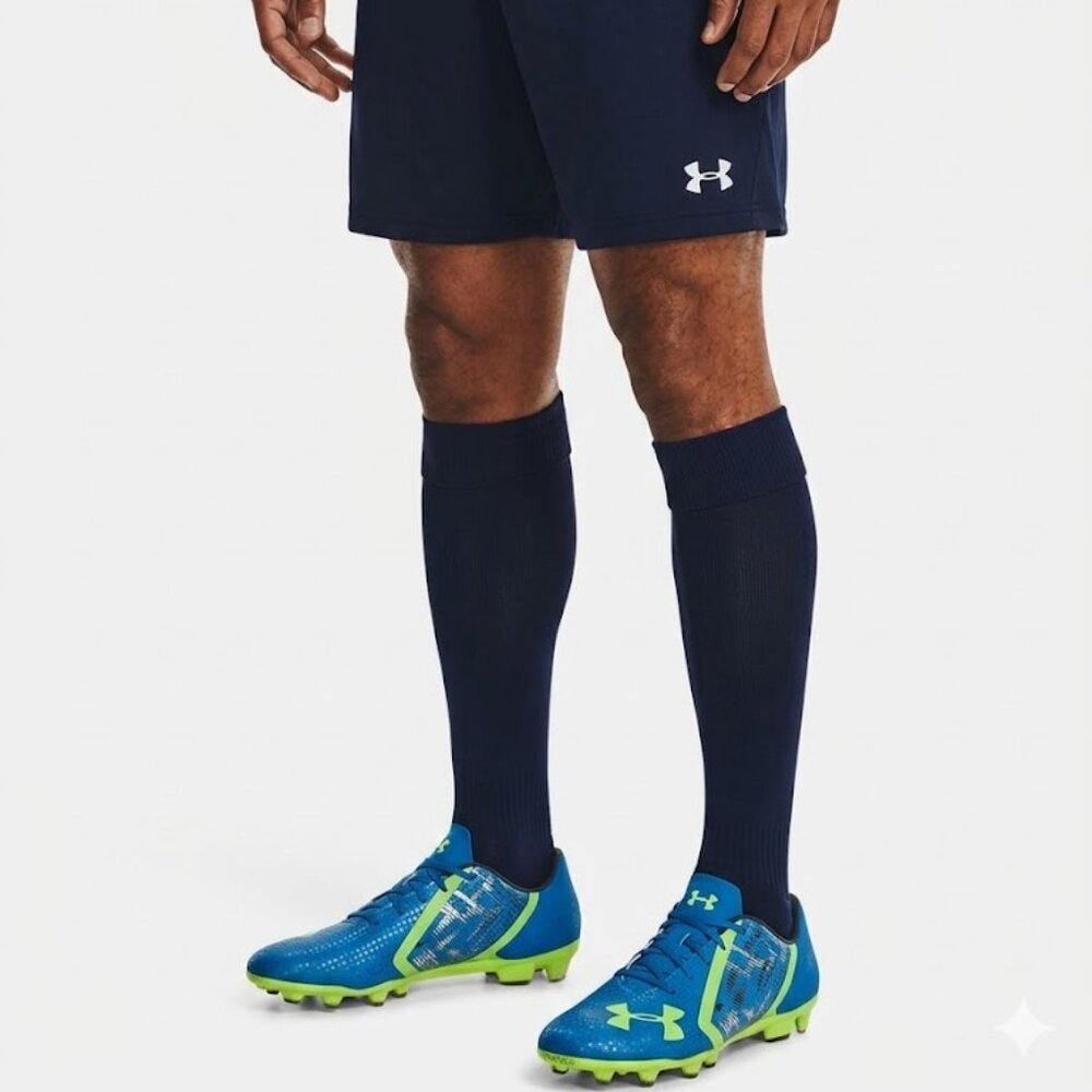 Under Armour Speedform Flash FG Electric Blue Neon Soccer Cleats Size 13